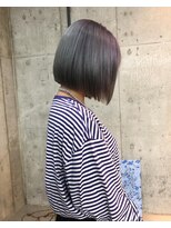 サクラ オモテサンドウ(SAKURA)&nbsp;切りっぱなしボブ×ハイトーン