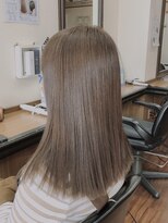 ココ(CO_CO) 髪質改善　グレープフルーツベージュ　エレガントストレート