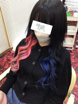 エデン(EDEN) プルエクステの特色でツートンインナー