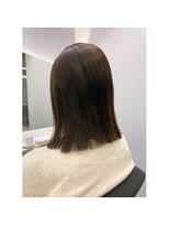 クシュ 所沢東口店(kusyu...) 黒髪/グレーベージュ/レイヤーロング/前髪パーマ/所沢ハイライト