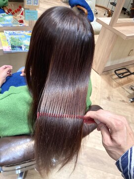 カシータ ヘア リゾート イオンモール熱田店(Casita hair resort) 極ストレート×うねり改善×自然艶な仕上がり×アイロンワーク