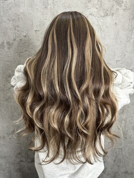 ルーツアイリー 心斎橋(ROOTS IRIE) 大人可愛い/シールエクステ/ハイライト/ブラウン/ミルクティー