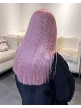 ベレーザ 渋谷(BELEZA) 5468ニュアンスカラーシースルーバングパープルブラックオンブレ