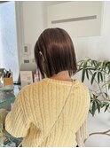 切りっぱなしボブ