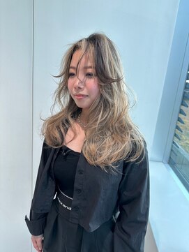 イキ 表参道(iki omotesando) ハッシュカット/フルバング/似合わせカット/レッドブラウン