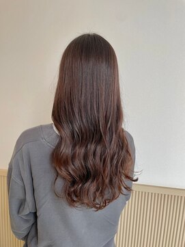 ラヴィズム 松崎店(LUVISM) 髪質改善/セミロング/コテ巻き/ベージュ新潟東区松崎