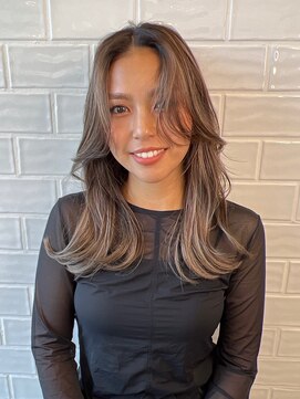 ヘアーメイク チョコ(hair make choco) コントラストハイライト