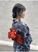 着付け　浴衣着付け　着物ヘア　ヘアアレンジ