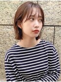 ボブ/レイヤーカット/ウェットヘア/前髪カット/韓国風