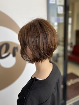 シン(SHIN) パーマ×ショートボブ