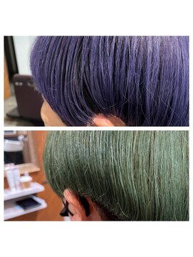 オルシェット(olchette) ブリーチオンカラーでカラーチェンジ！