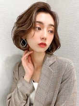 パシフィックダズールバトン(Pacific Dazzle baton) 艶感こなれヘア愛され前髪メルティカラーウェーブミディアム