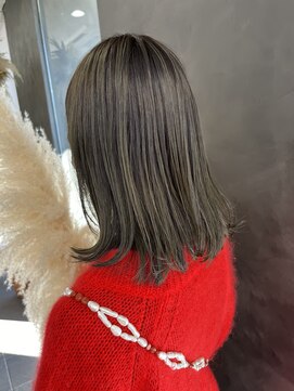 ガルボヘアー 桟橋店(garbo hair) マットグレージュ　暗めカラー　透明感　艶トリートメント