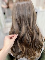 ルヴェール 北方店(LeVert)&nbsp;ゆるふわウェーブ×グレージュ