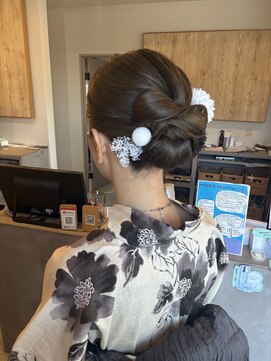 シニヨン×浴衣