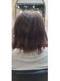 ハイダメージ エイジング毛 縮毛矯正 質感しっとりボブ