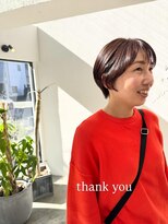 エムドットヘアーサロン(M. hair salon)&nbsp;【栗本浩司】大人のショートボブ/高知ショートボブ