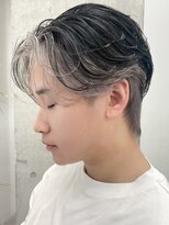 サンクマーケット 渋谷(cinq MARKET) 渋谷メンズブリーチカラーフェイスフレーミングセンターパート