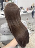 ブリーチなしミルクティーベージュ