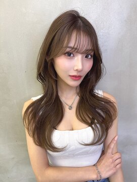 ロンドルーチェ 心斎橋(Lond luce) ダークアッシュ/ミディアムレイヤーカット［髪質改善/縮毛矯正］