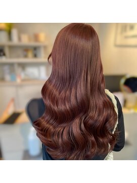 ソレイユ(Soleil) ボルドー/ブリーチなしピンク/ワンカラー/暖色カラー