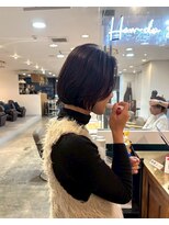 ヘアーブレイス(hair brace)&nbsp;千葉駅/着物ヘア/大人ガーリー/ダークアッシュ/似合わせカット