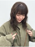 レイヤーパーマ/スパイラルパーマ/オリーブグレー/松戸駅