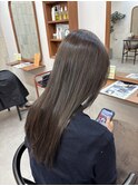 ブリーチなしショコラグレージュくすみ冬カラー
