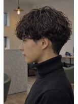 ハイプ(hipe)&nbsp;シャドウパーマ×マッシュショート　【20代メンズヘア】