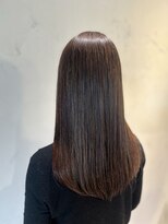 サンカリ 真法院店(SANKARI)&nbsp;髪質改善メニューで仕上げたストレートスタイル。