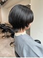 ウーブ 銀座(UUVE)&nbsp;ショートカットから伸ばし中のお客様。レイヤーで扱いやすく。