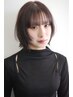 【カラー指名No.1岡崎限定】透明感カラー×前髪カット×ケアTR