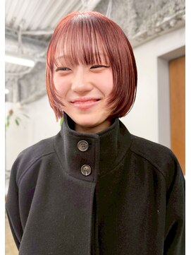 コモン(common) オレンジブラウンボブ