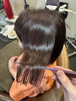 ピスケス(pisces) 上品艶めく髪質改善×根元ふんわりエイジングケアカラー