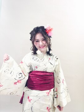 ペイジバイネオリーブ 吉祥寺店(Paige by Neolive) 大人オフェロスタイル浴衣着付け(Paige by Neolive 吉祥寺)