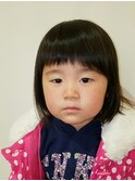 お子様ボブ