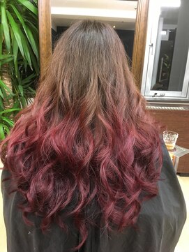 ヘアデザイン ヴォワール(hair & design voir) グラデカラー