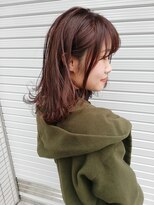 フロート 小阪店(float)&nbsp;チェリーレッド_毛先パーマ ことりベージュ