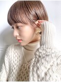 【December】マッシュショート ショートボブ 小顔 イノアカラー