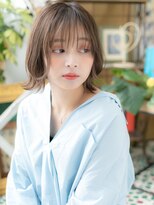 カバーヘア イヴ 戸頭店(COVER HAIR EVE)&nbsp;透け感バング小顔前下がり外ハネくびれヘアa戸頭20代30代40代