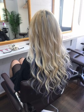 ディバイス(Device) 【Device心斎橋】バレイヤージュカラーエクステ