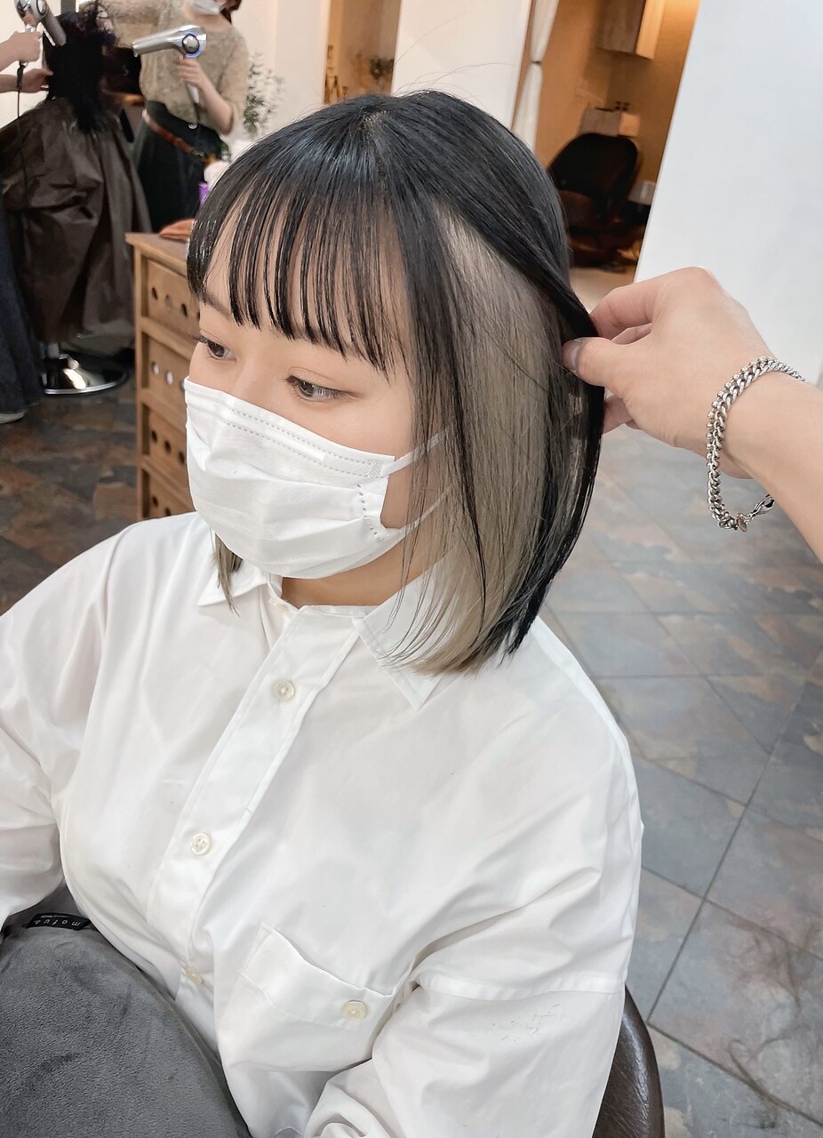 ゴッドトゥービー ポイントブリーチ 8個 インナーカラー ホワイト