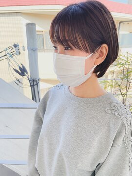 オーシャン(Ocean) 大人可愛い30代40代シースルー前髪/前下がりボブ/丸みショート