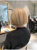 白髪は宝　ロイヤルベージュにクラシカルボブ