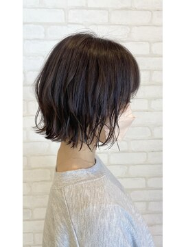 ビス リアン 川口店(Vis lien) 20代30代前下がり外ハネボブダークグレージュ