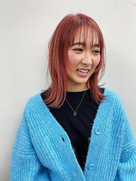 ヘン(hen) 【心斎橋hen】ハイトーンカラー ピンクヘアー オレンジヘアー