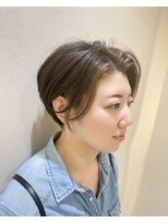 ギンザ ヘアー シロー(Ginza hair CIRO) フェイスフレーミングハンサムショートツーセクション