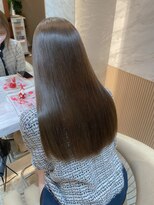 ロンド エスポワール 錦糸町(Lond espoir)&nbsp;【澤口龍成】黒髪グレーベージュレイヤーロング前髪パーマ