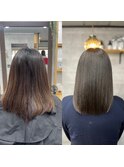 泉区 泉中央 艶髪 カラー 髪質改善 トリートメント