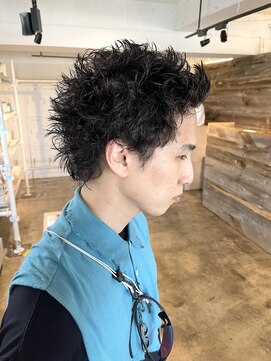 ザ オーダー(THE ORDER) スパイキーオールバックショートメンズカット